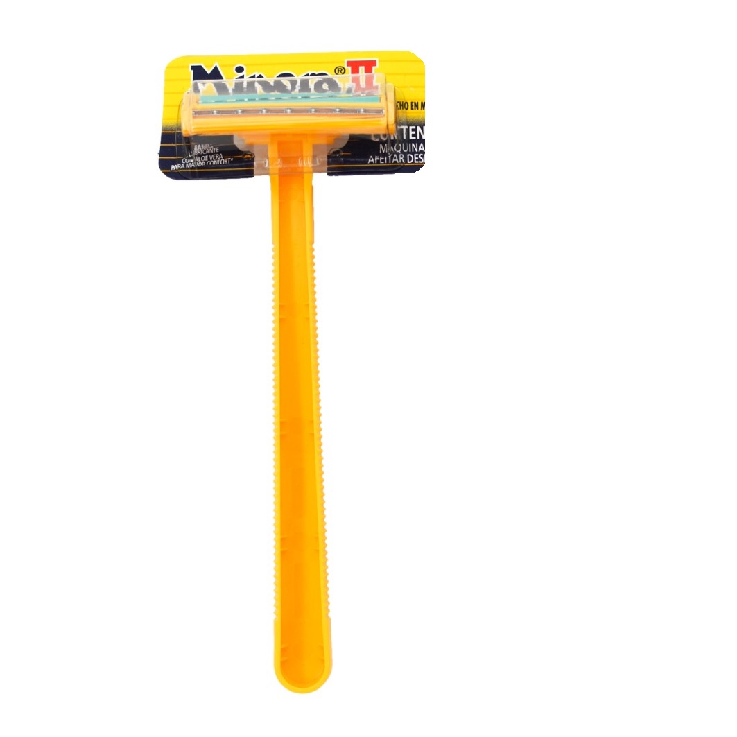 MAQUINA DE AFEITAR  MINORA   AMARILLA